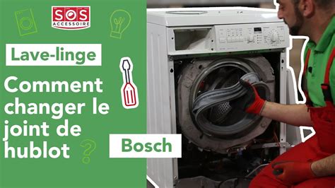 comment changer un joint de lave linge